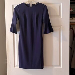 Banana Republic Flounce Short Sleeve Lightweight Jersey Dress